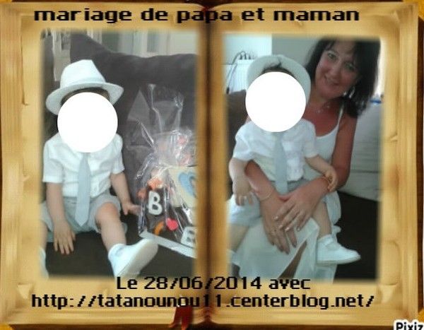 mariage de papa et maman de tilio