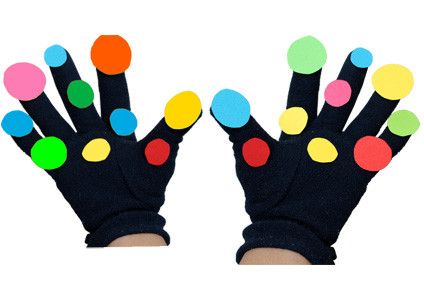 marionnettes tâches de couleur pour bébé